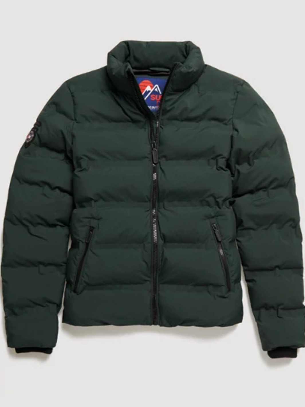 Mörkgrön Superdry Puffer-jacka