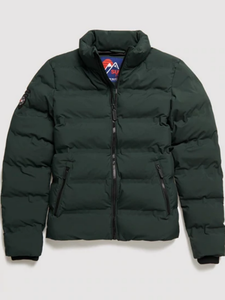 Mörkgrön Superdry Puffer-jacka