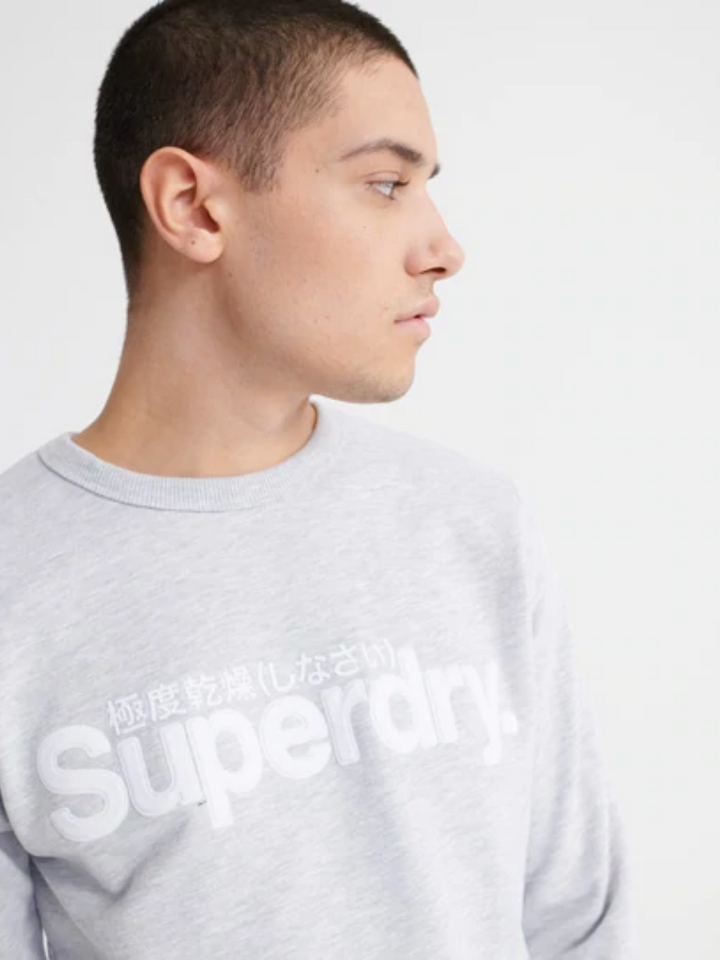 Grå Superdry Sweat Shirt för män