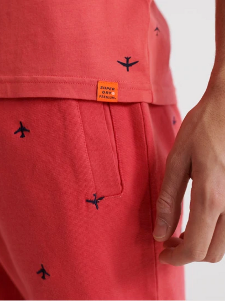 Korallröd Superdry Aop T-shirt för män