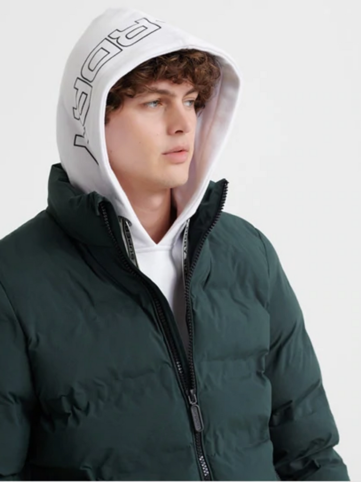 Mörkgrön Superdry Puffer-jacka