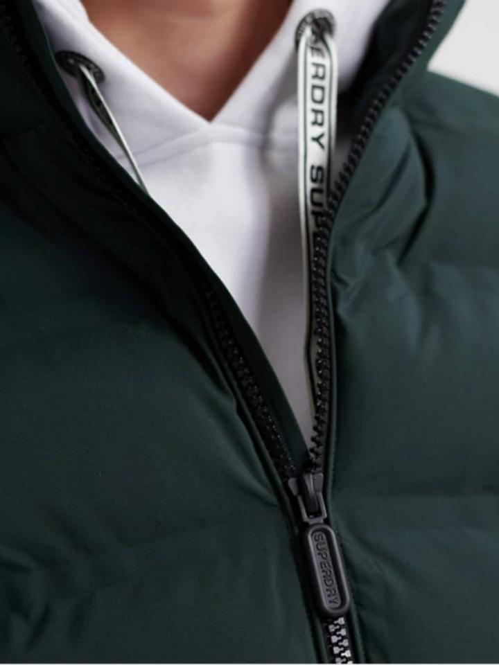 Mörkgrön Superdry Puffer-jacka