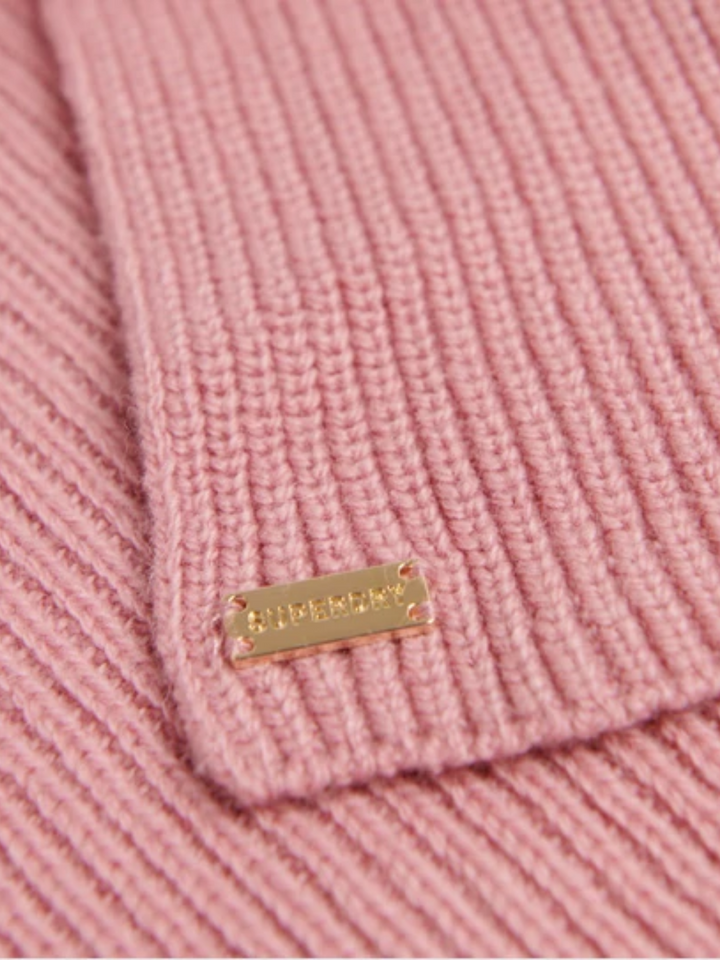 Rosa Superdry halsduk för kvinnor