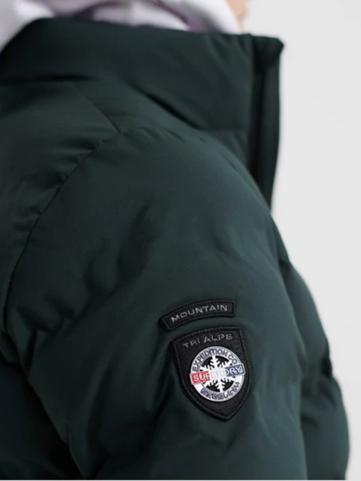 Mörkgrön Superdry Puffer-jacka