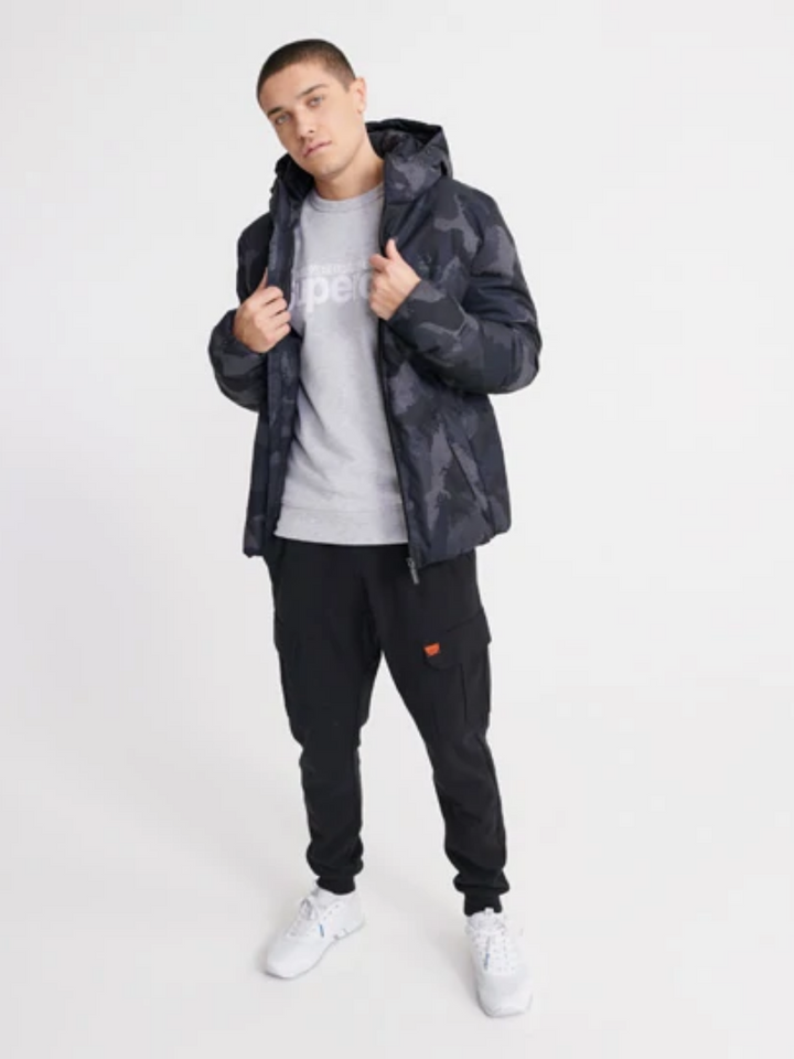 Grå Superdry Sweat Shirt för män