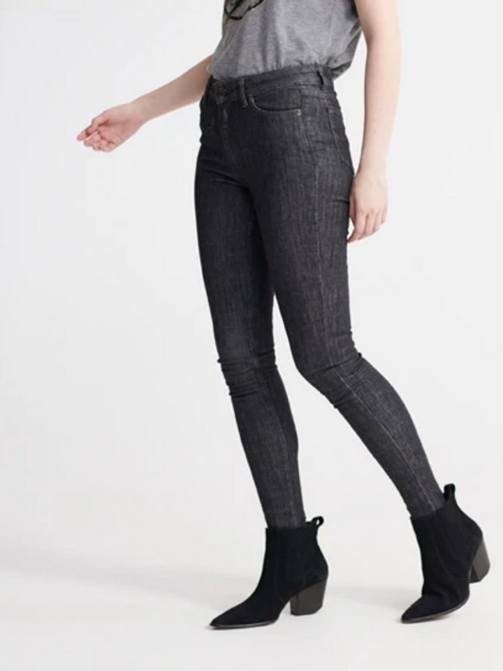 Slim Black Superdry stretchjeans