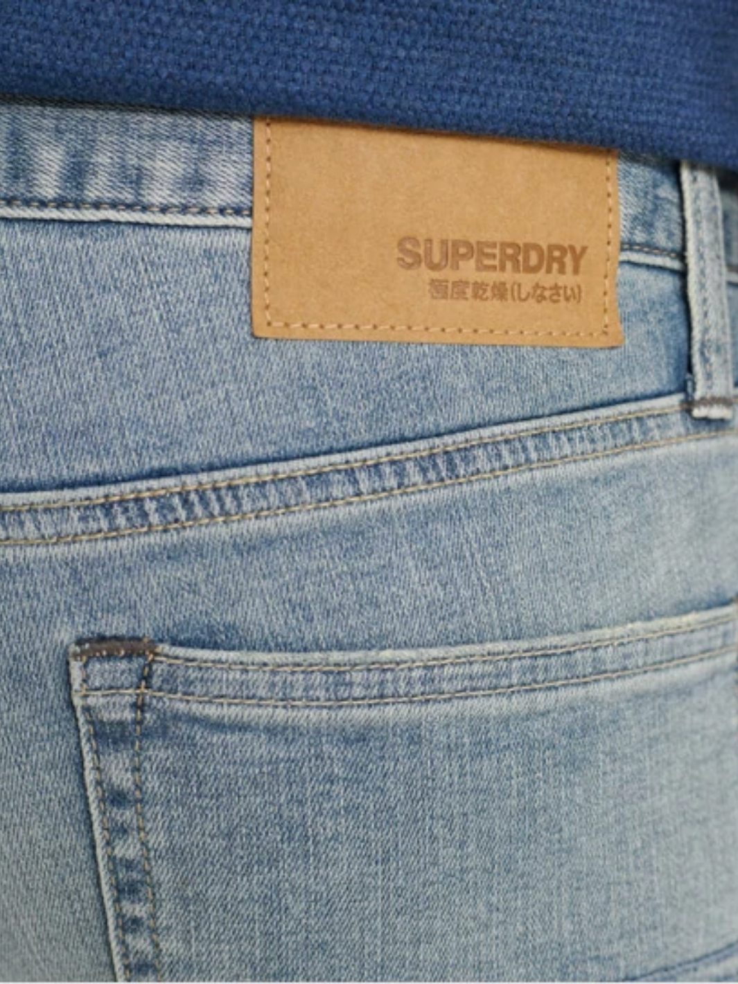 Vintage slitna Superdry Mens Jeans