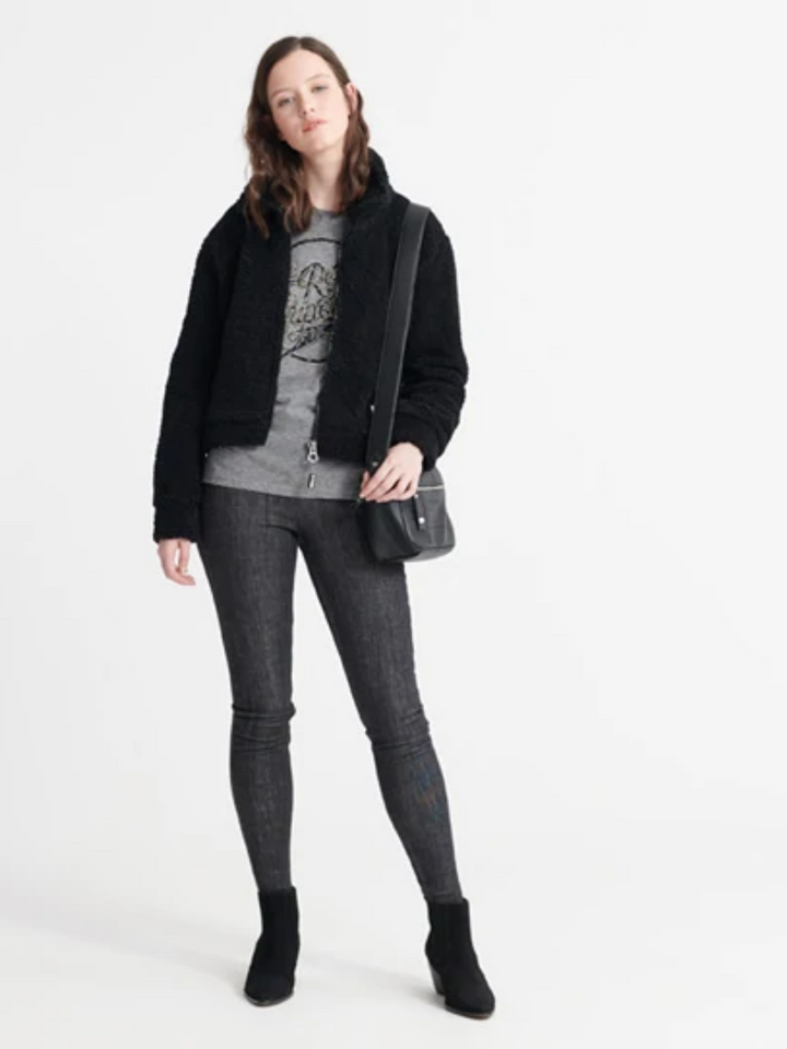 Slim Black Superdry stretchjeans