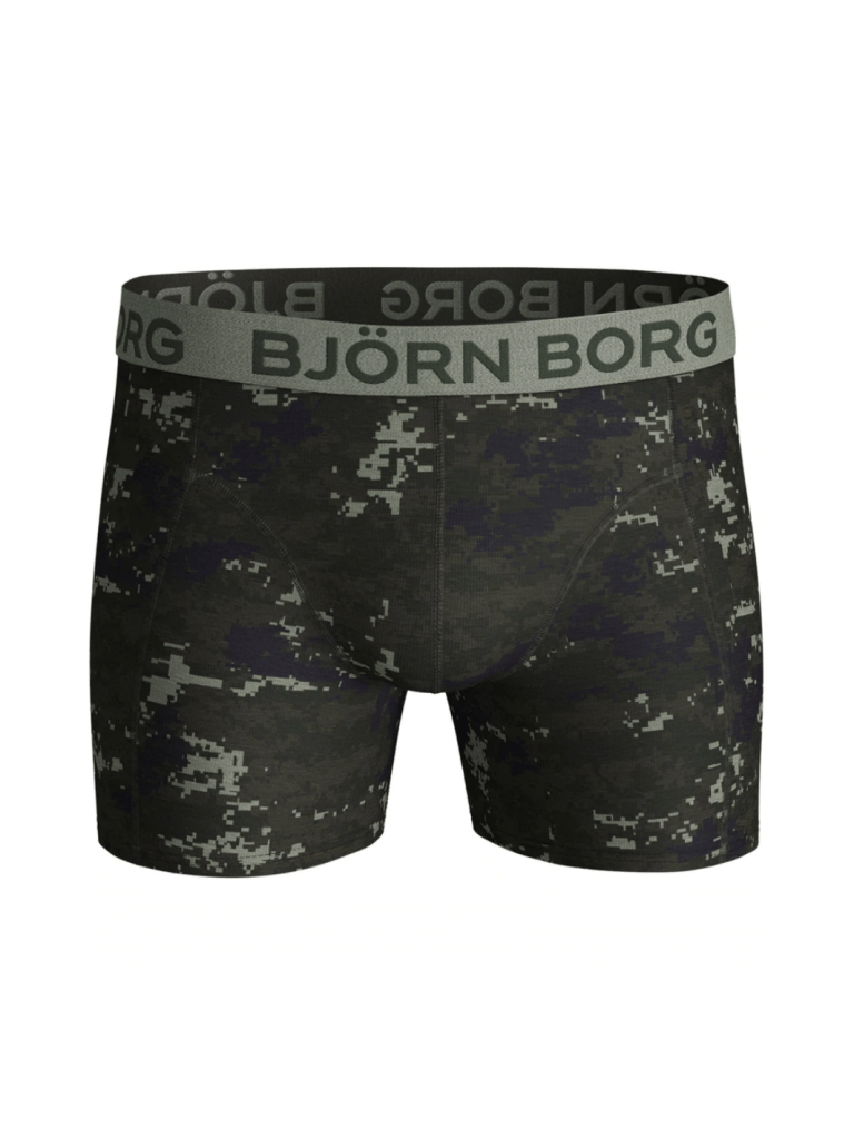 3 - Pack Björn Borg Boxer Shorts Digital Woodland S Björn Borg