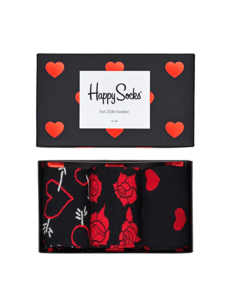 3 - Pack Happy Socks Valentines Gaveæske 41 - 46 Happy Socks
