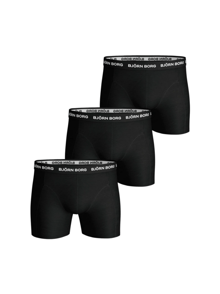 3 - Pack Sort Björn Borg Basic Boxer Shorts S Björn Borg