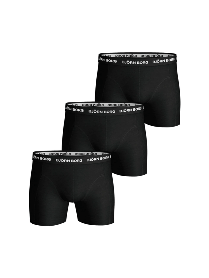 3 - Pack Sort Björn Borg Basic Boxer Shorts S Björn Borg