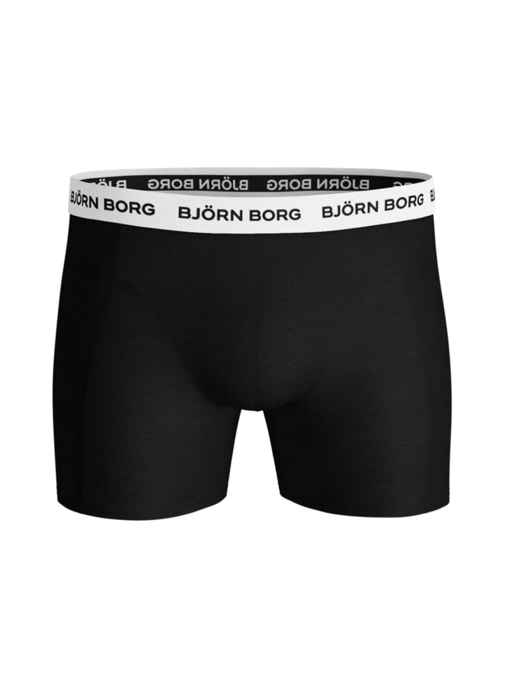 3 - Pack Sort Björn Borg Basic Kontrast Boxer Shorts S Björn Borg