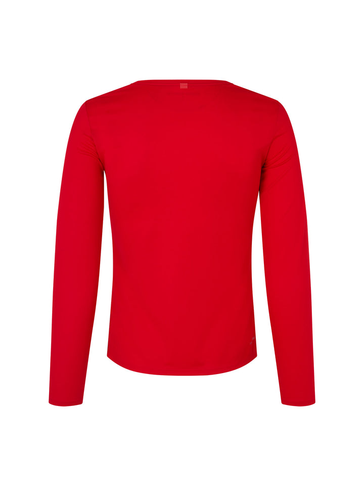 Röd långärmad Björn Borg Performance T-shirt