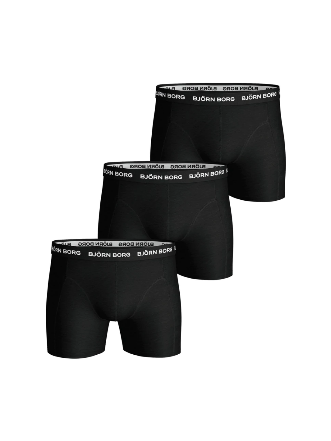 3-Pack Sort Björn Borg Basic Boxer Shorts