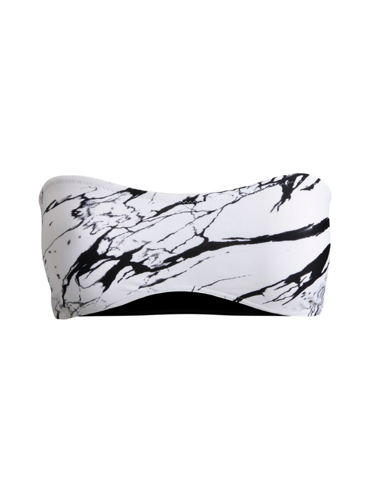Vit Björn Borg Bandeau i Marble Look med remmar