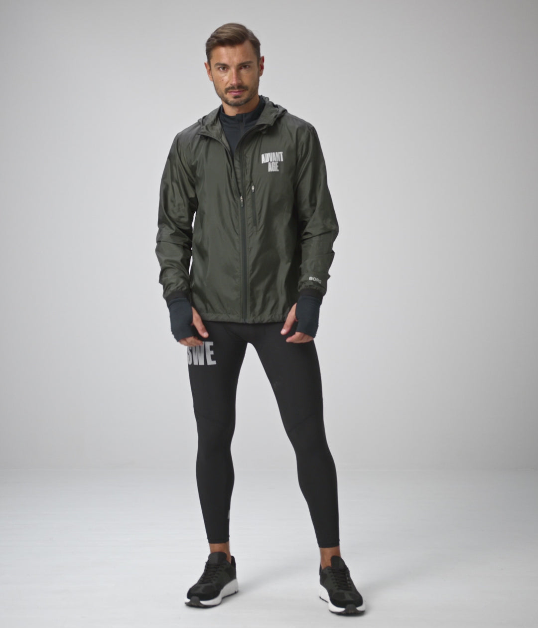 Mörkgrön Björn Borg STHLM Performance Windbreaker