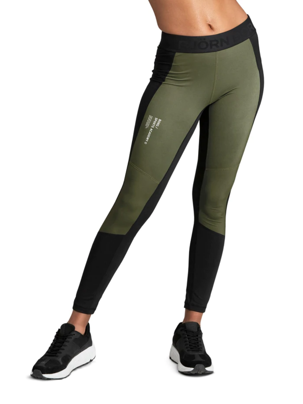 Army/Sort Björn Borg Academy Trænings Tights