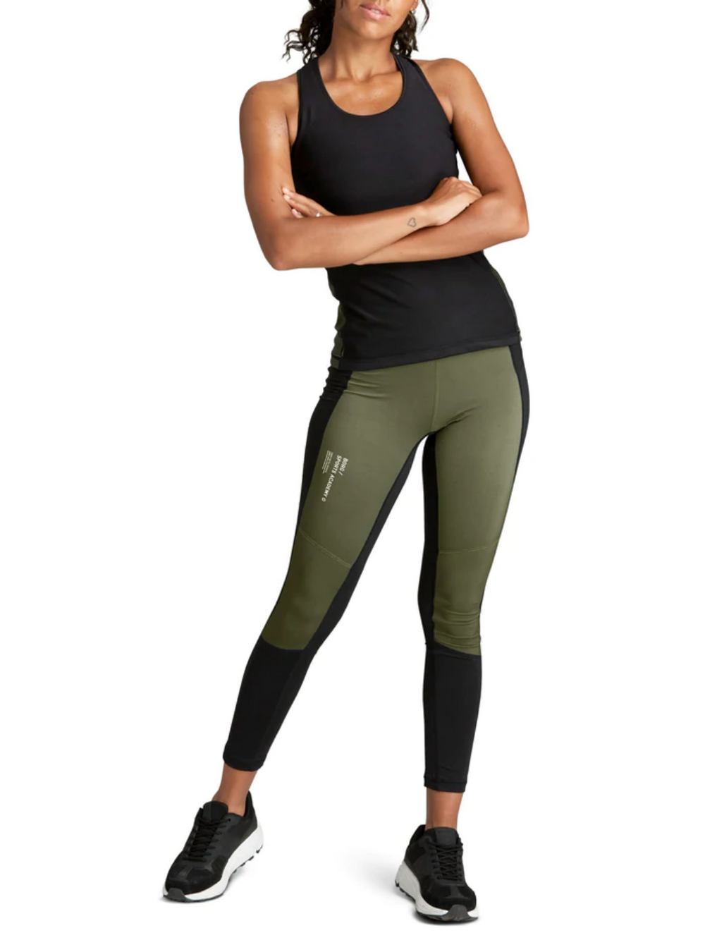 Army/Sort Björn Borg Academy Trænings Tights
