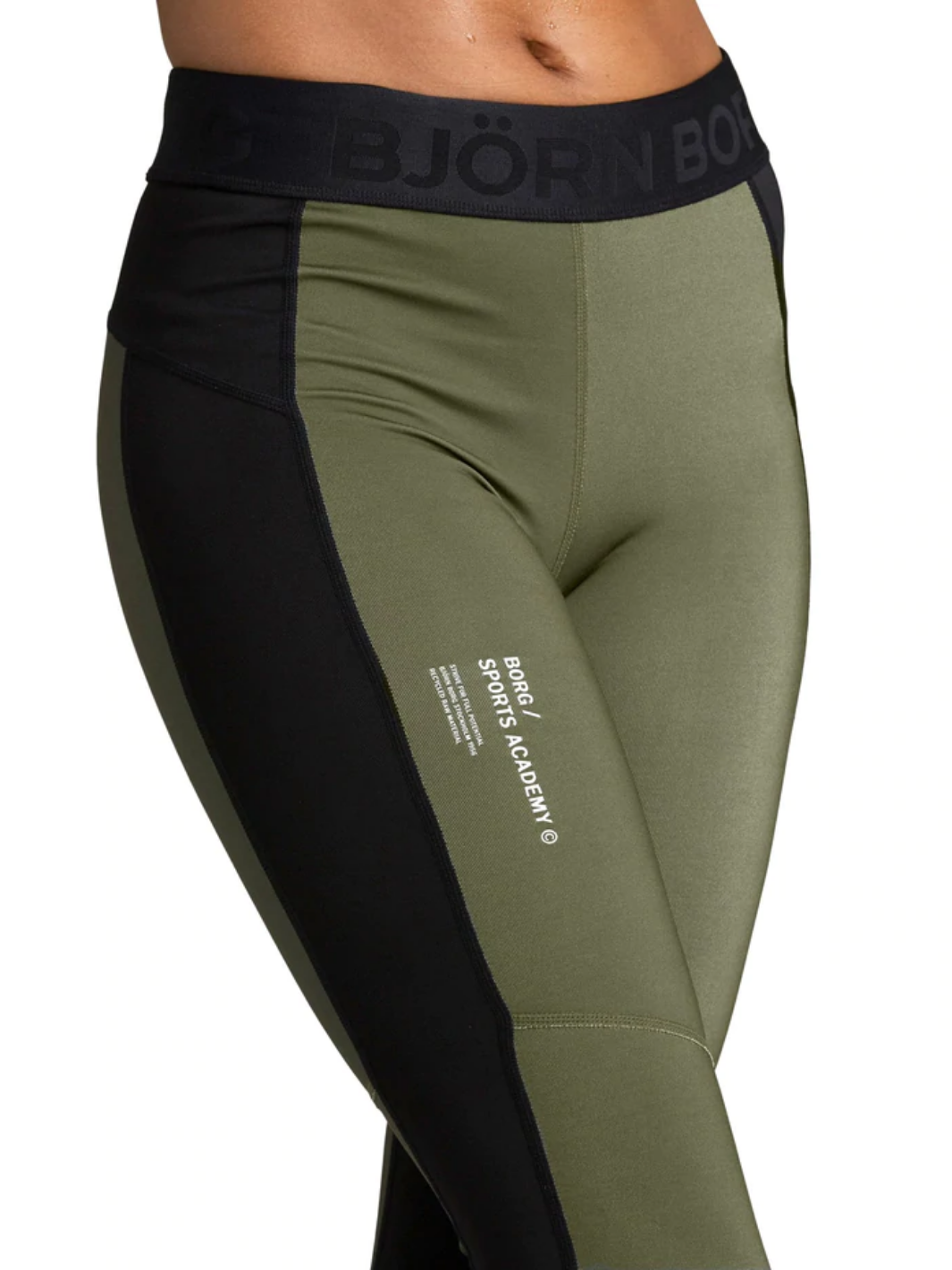 Army/Sort Björn Borg Academy Trænings Tights