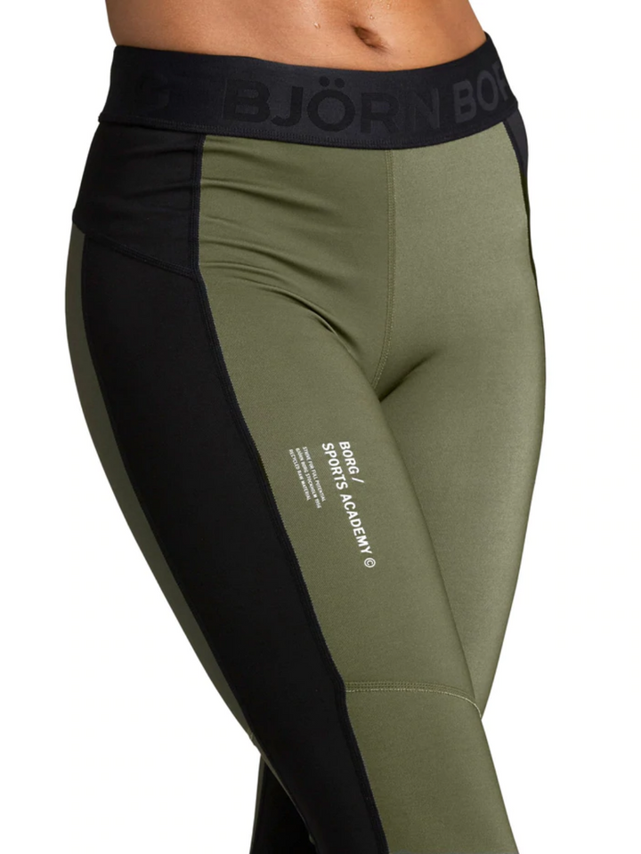 Army/Sort Björn Borg Academy Trænings Tights