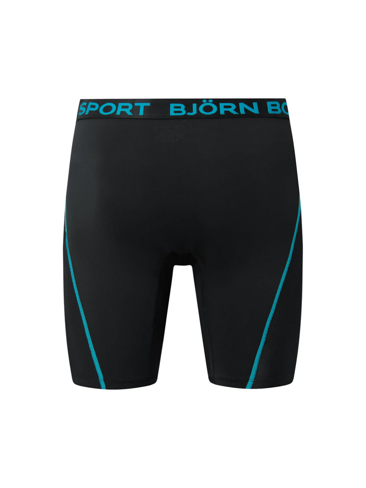 Svart Björn Borg Performance Active rejäla långa shorts