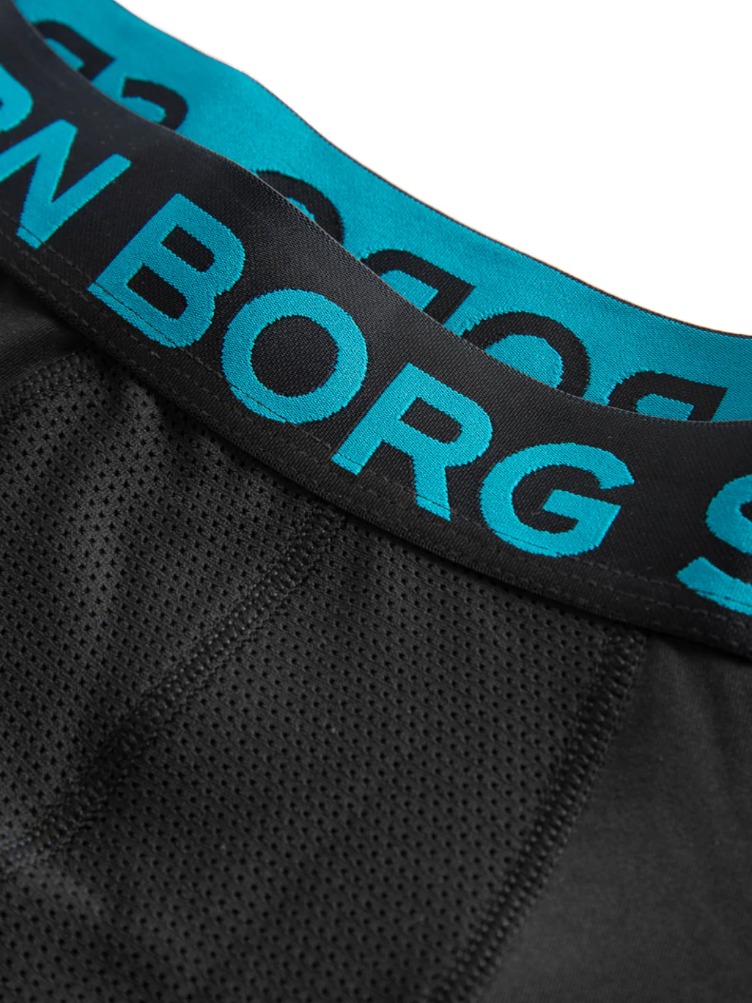 Svart Björn Borg Performance Active rejäla långa shorts