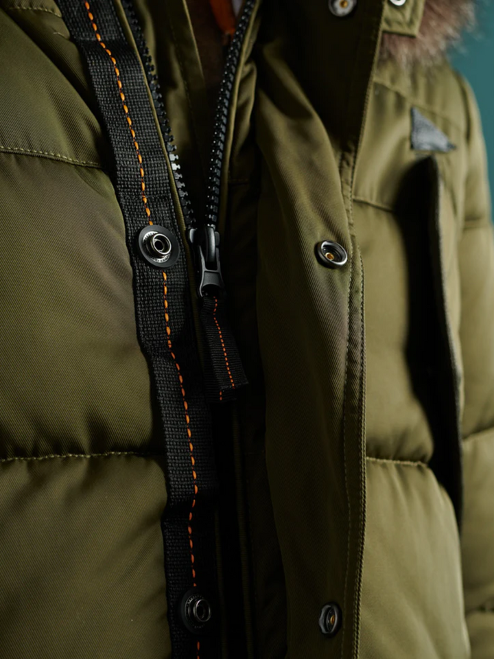 Armégrön Superdry Parka Vinterjacka för män