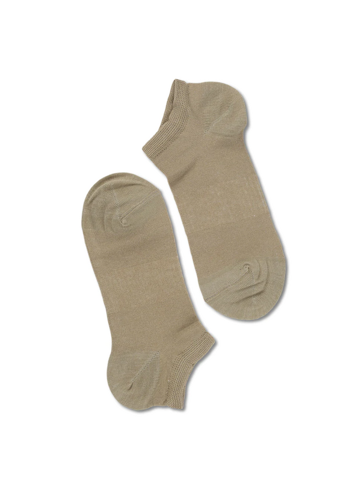 Beige Note Dam Sneakers Strumpor