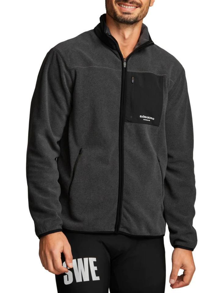 Charcoal Björn Borg Fleecejacka