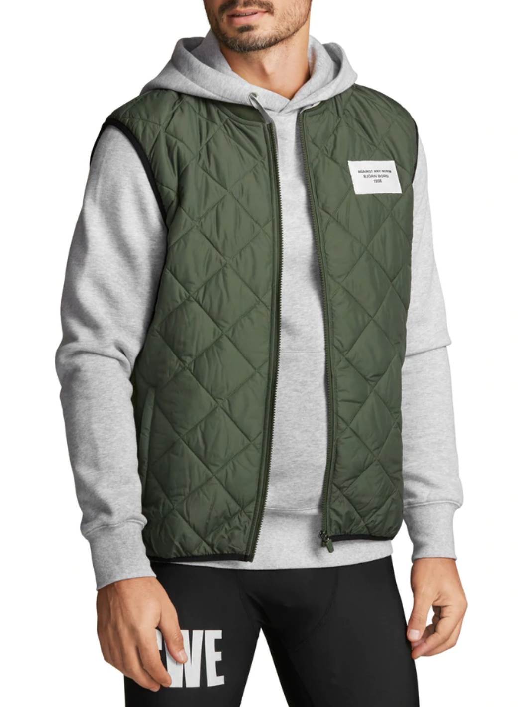 Armygrøn Björn Borg Padded Vest