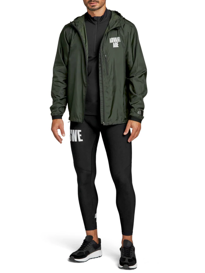 Mörkgrön Björn Borg STHLM Performance Windbreaker