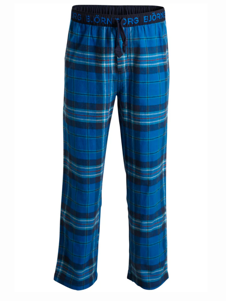 Blårutiga Björn Borg Pyjamasbyxor för barn