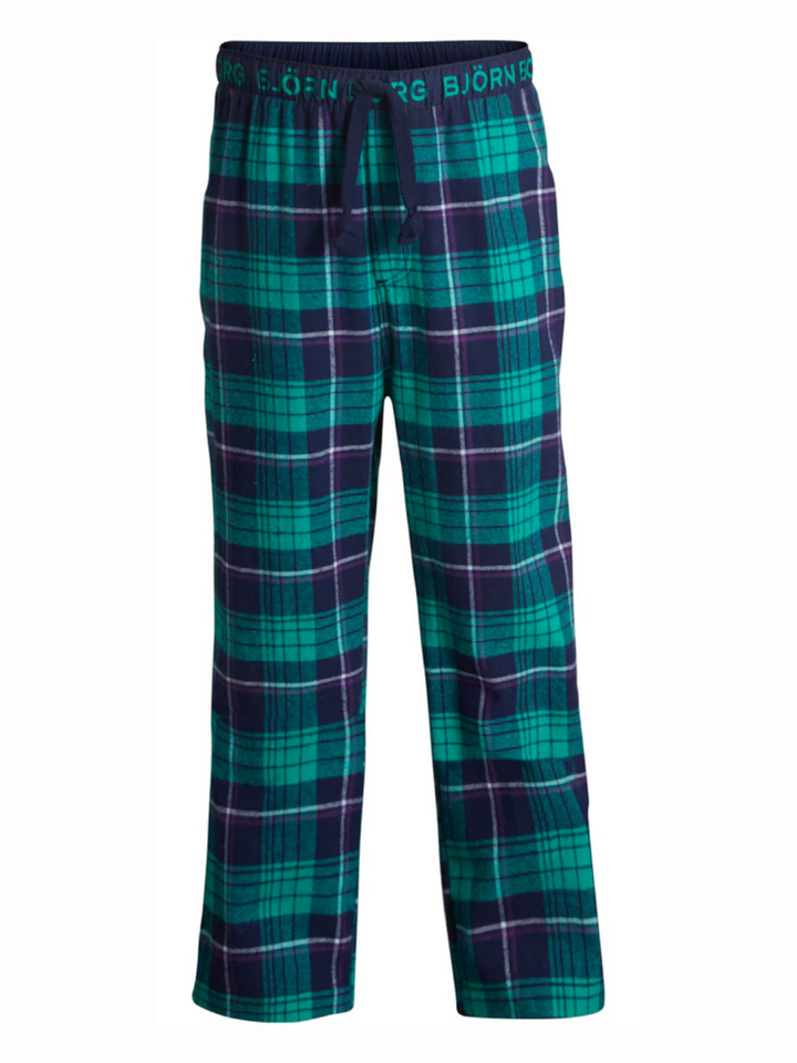 Grönrutiga Björn Borg Pyjamasbyxor för barn