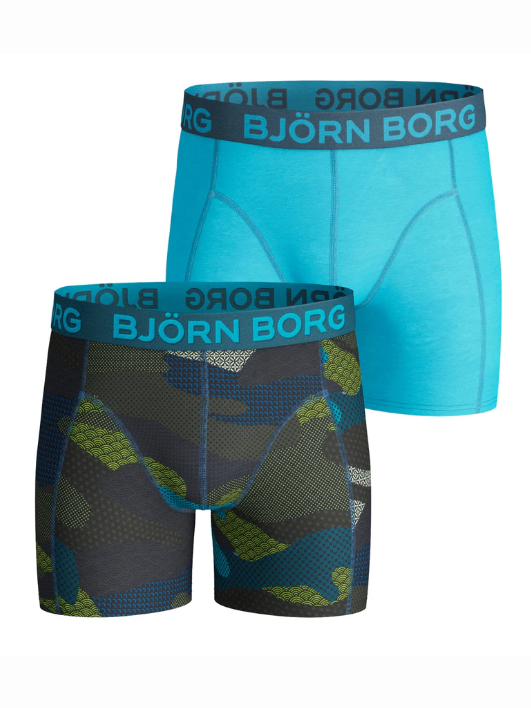2-Pack Björn Borg Camo Boxershorts Til Drenge