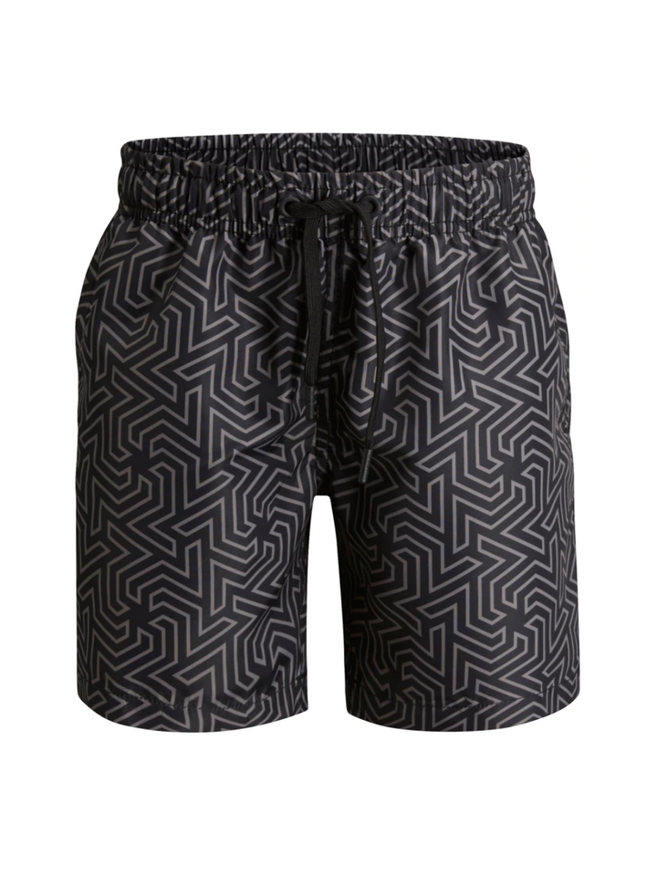 Svart mönstrade Björn Borg badshorts för pojkar
