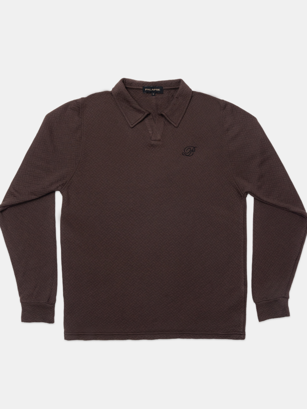 Brun mönstrad långärmad Palapse Polo