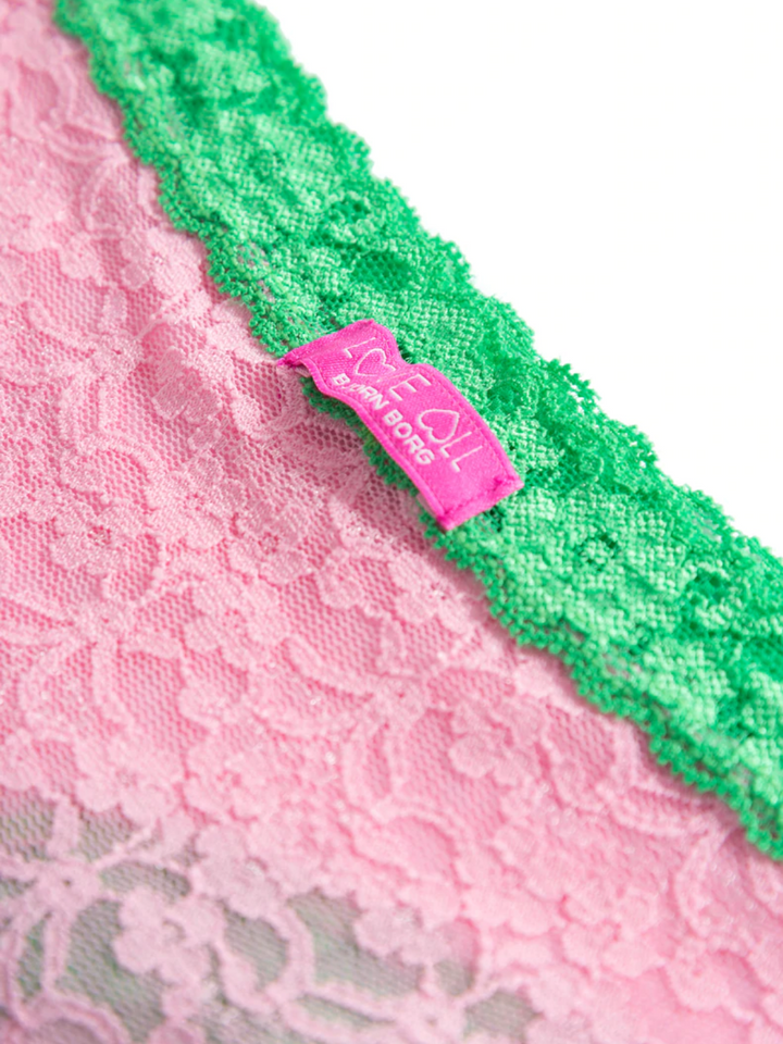 Rosa - Grön Björn Borg Lace Hipster