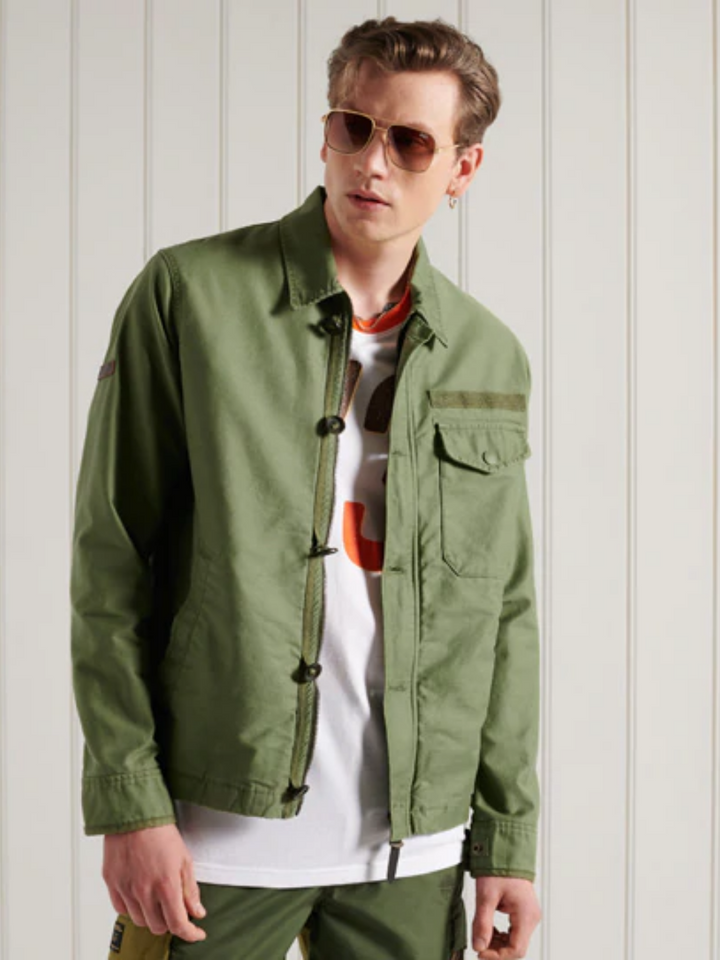 Armégrön Superdry herrjacka