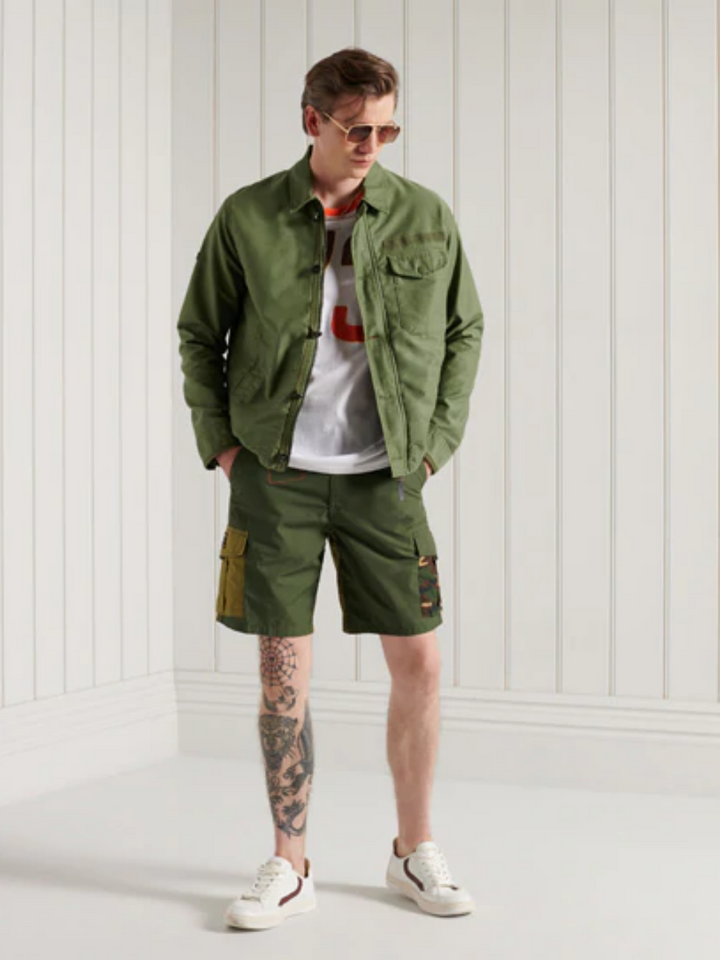 Armégrön Superdry herrjacka