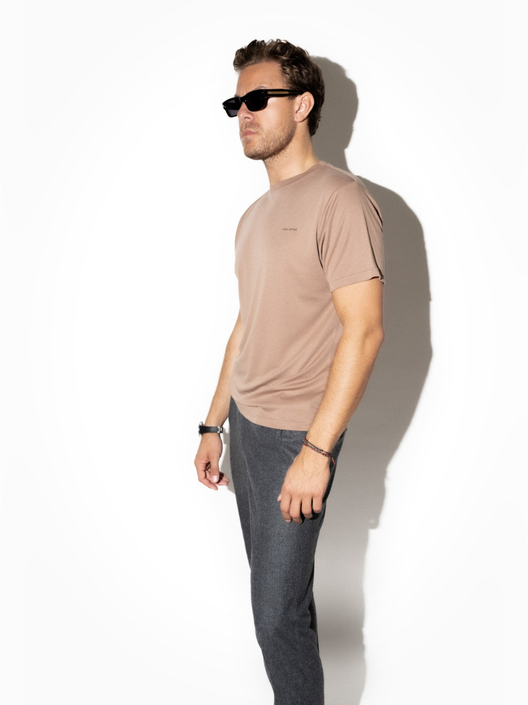 Kamelfärgad Palapse Lyocell T-shirt