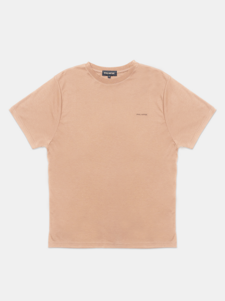 Kamelfärgad Palapse Lyocell T-shirt