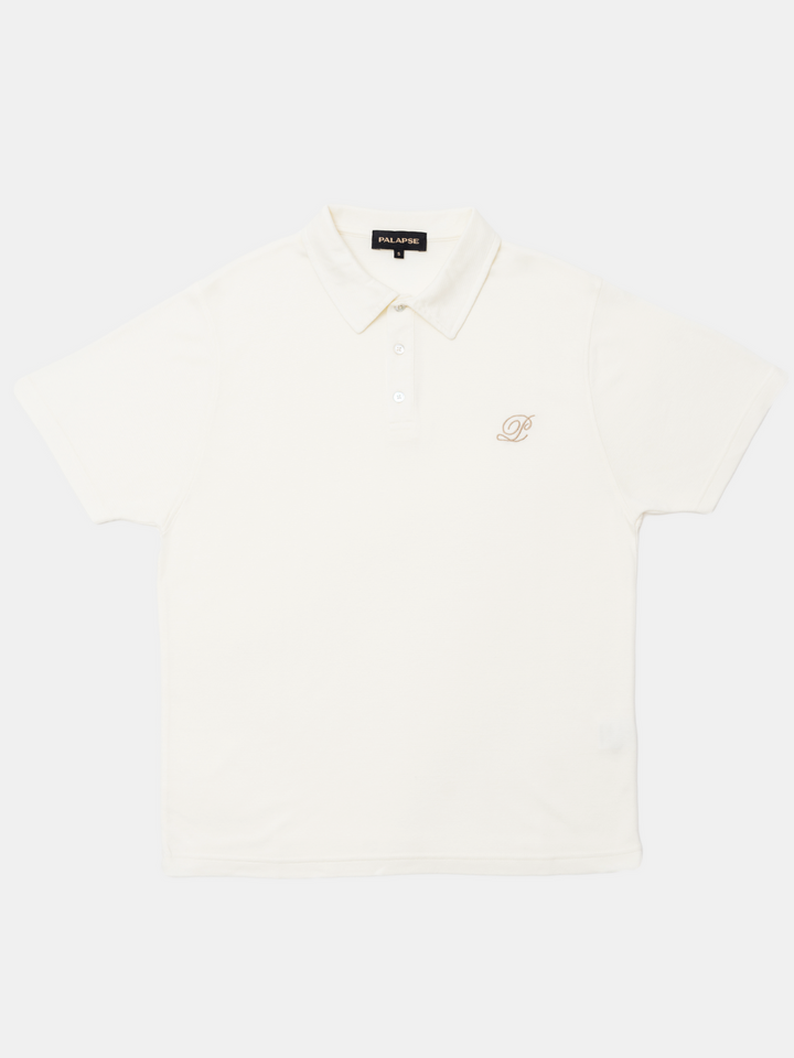 Krämfärgad Palapse Lyocell Polo män
