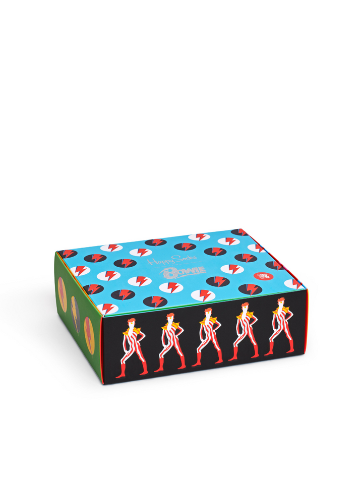 David Bowie 3-pack Happy Socks presentask för honom och henne