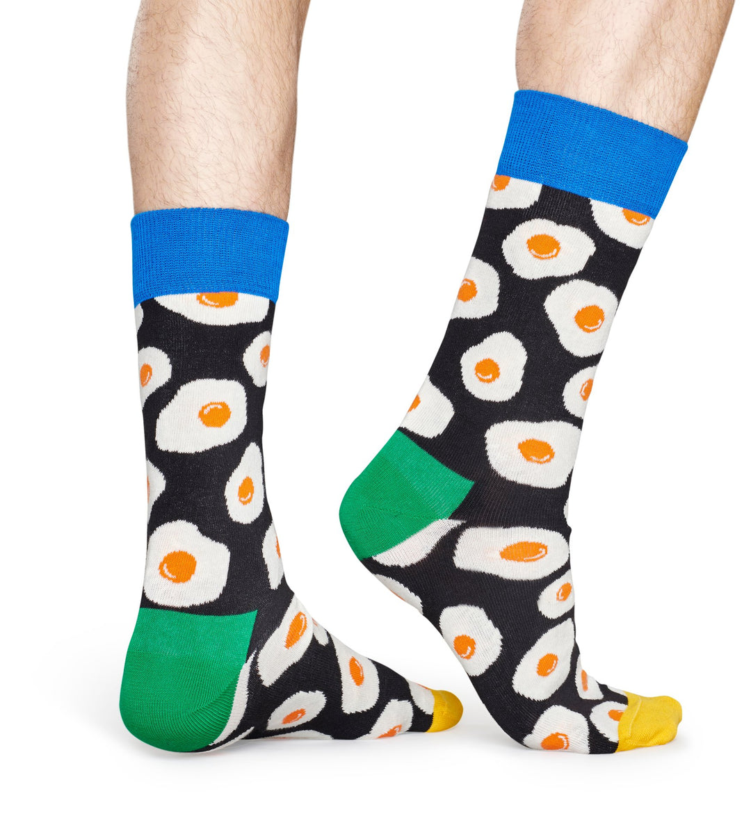 Svarta Happy Socks med speglade ägg för honom