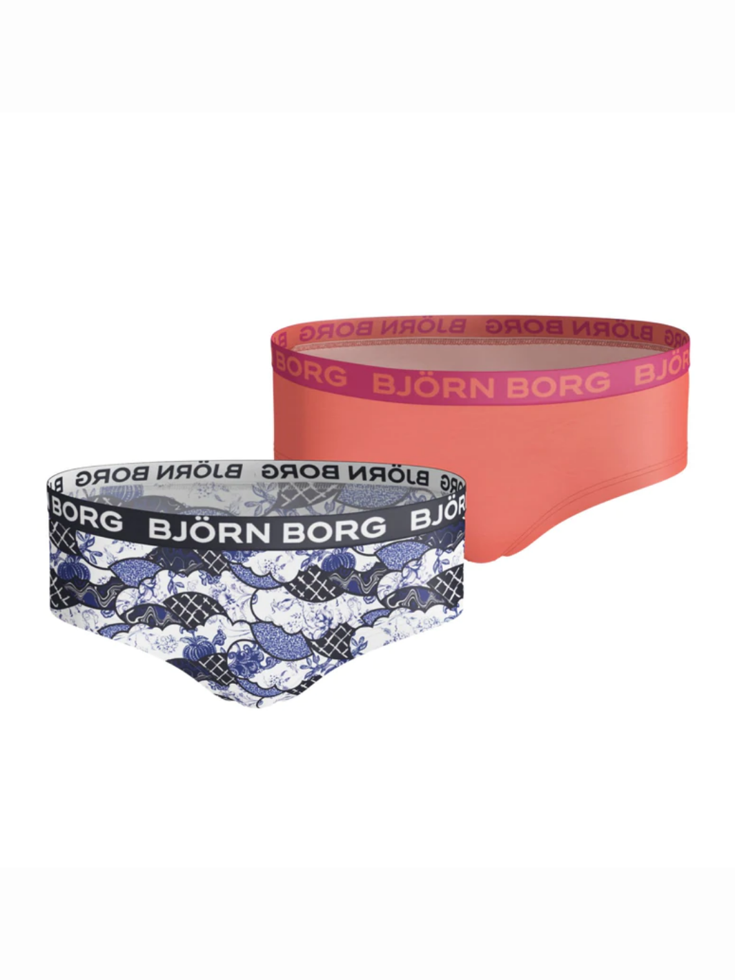 Blå Björn Borg 2-pack Girl's Hipster