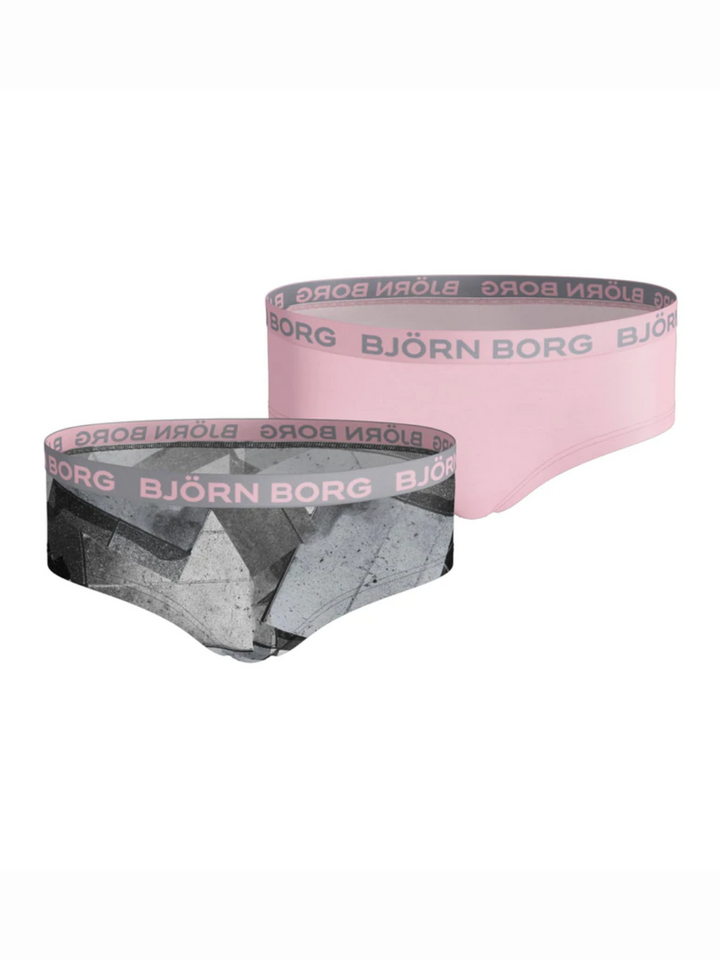 Rosa Björn Borg 2-pack flickhipster