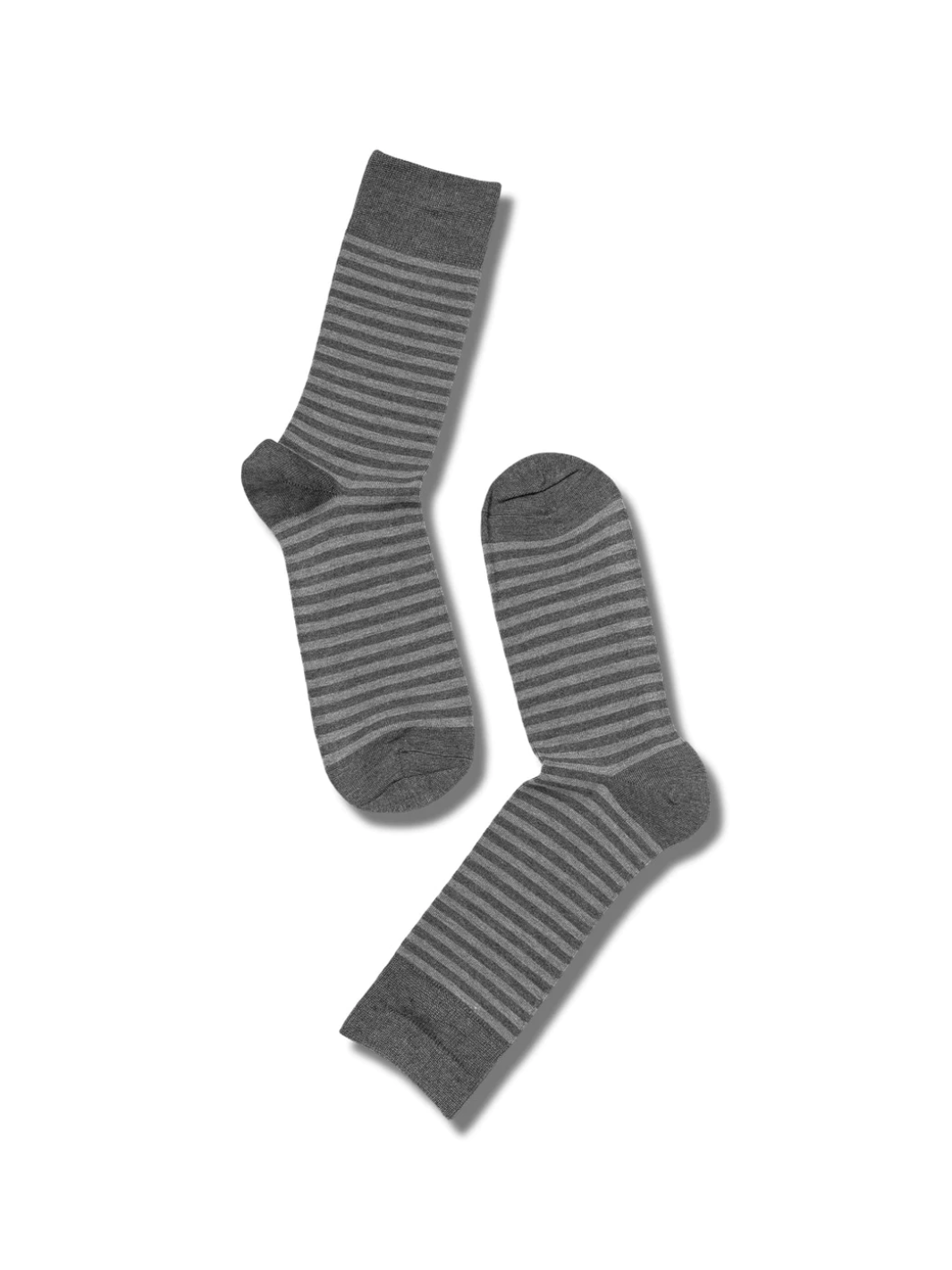 Grårandig Note Bamboo Sock