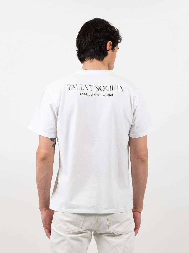 White Palapse Talent Society T-shirt för män