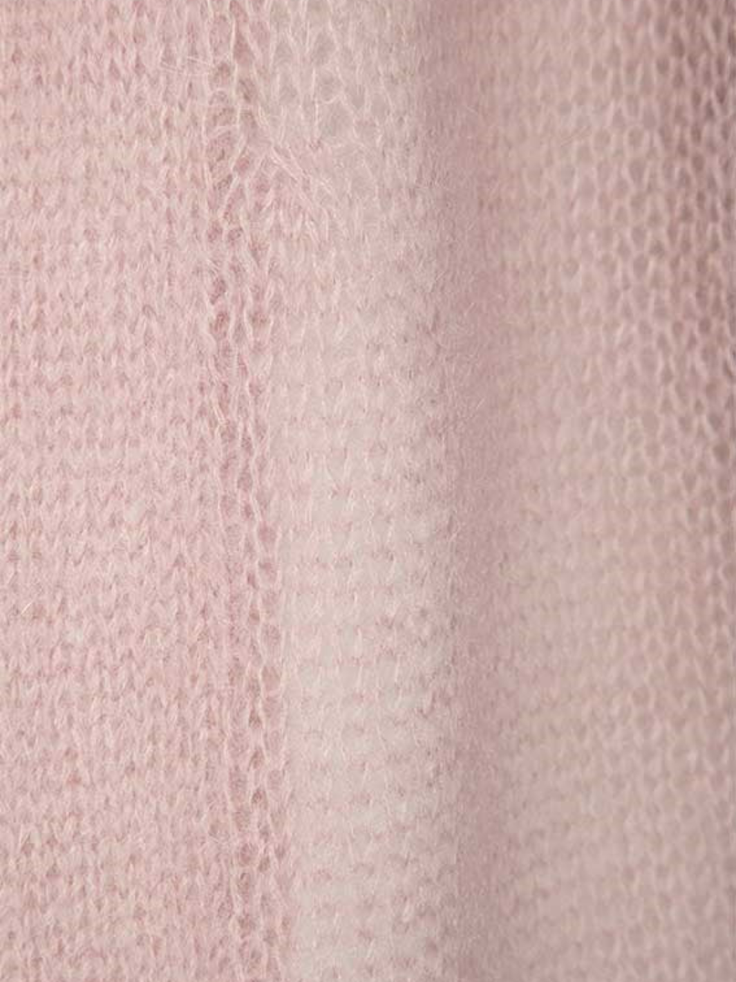 Lång Rosa Moonbeam Cardigan i Mohair